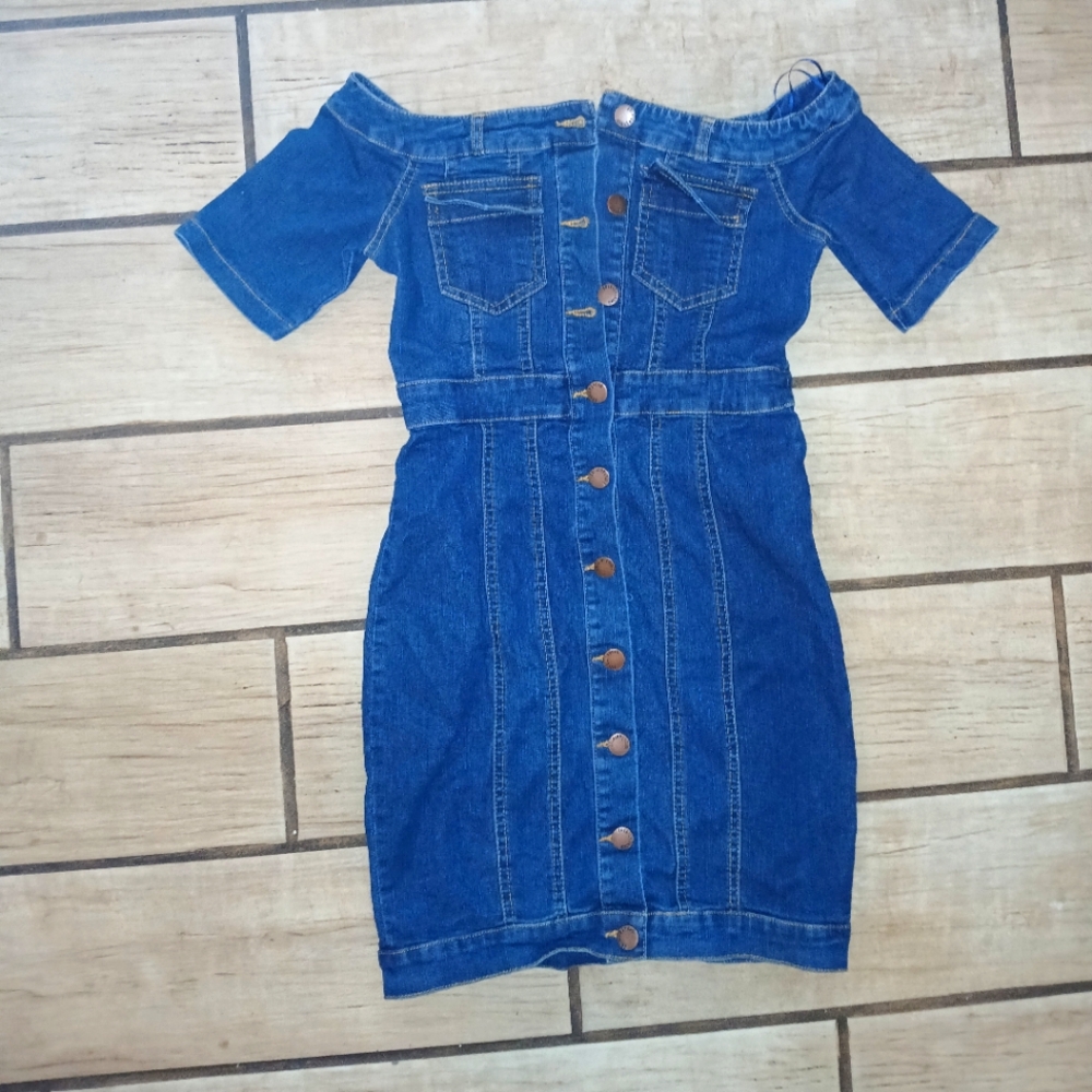 Fashion Nova Button Up Dress